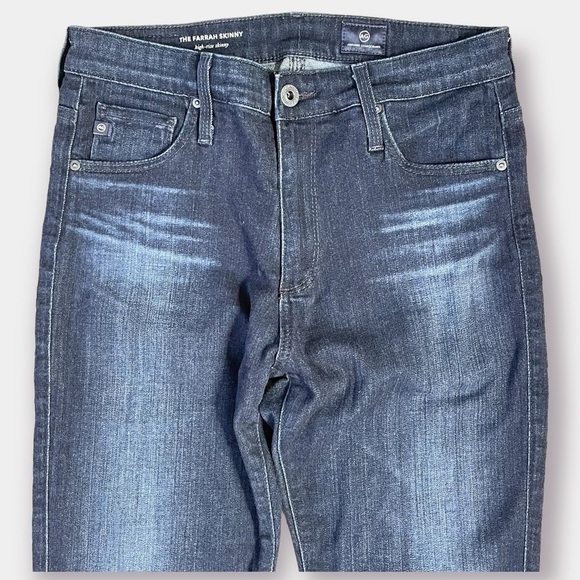 AG Adriano Goldschmied The Farrah Skinny High Rise Jeans Size 26 - Picture 3 of 7